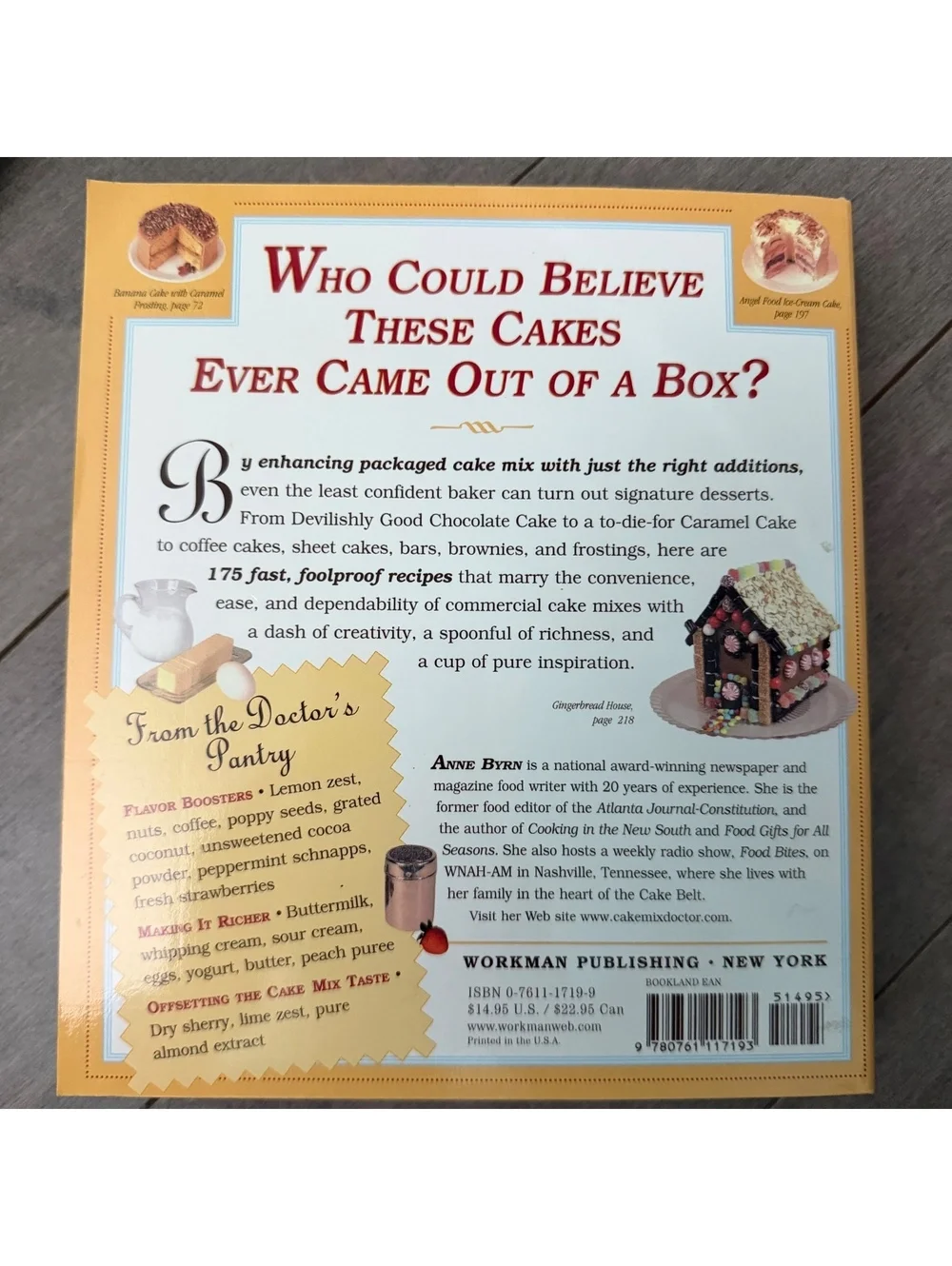The Cake Mix Doctor by Anne Byrn - Cookbook